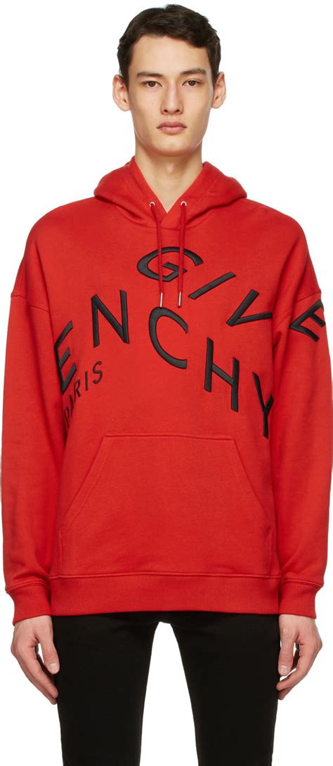 givenchy hoodie ripped|givenchy refracted embroidered hoodie.